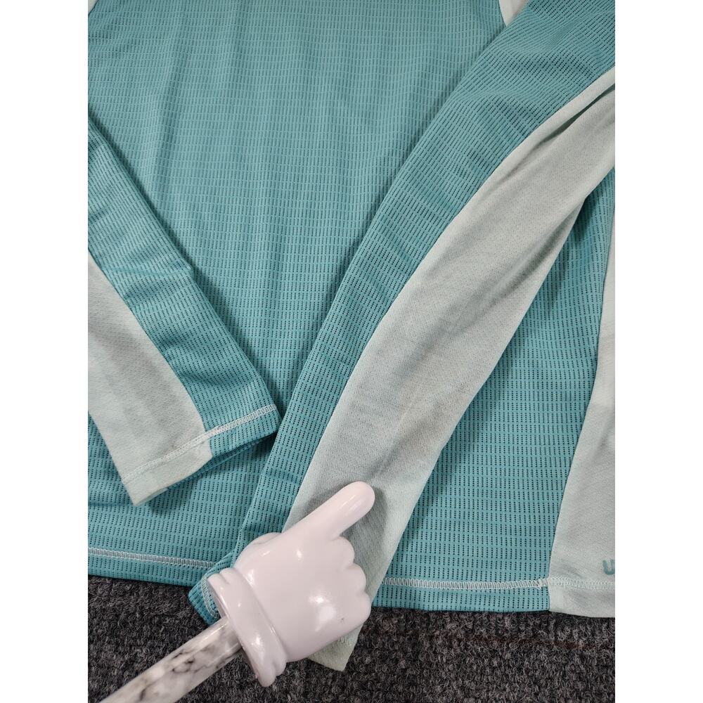 Hoka Airolite Hoody LS Shirt Womens S Blue Lightweight Running Hiking Outdoor - Picture 7 of 14